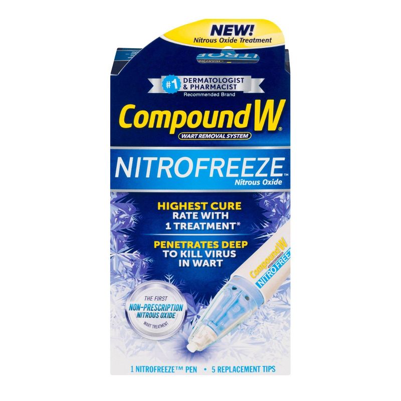 Compound W NitroFreeze Wart Remover with Non-Prescription Nitrous Oxide - 6 Applications, 1 of 8