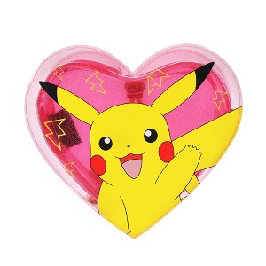 Pokemon Pikachu 10.5 Heart-Shaped Clear Pink Backpack - 1 of 4