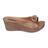 GC Shoes Sydney Flower Comfort Slide Wedge Sandals - 2 of 4