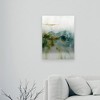 Trademark Fine Art - Lisa Audit 'My Greenhouse Abstract II' Floating Brushed Aluminum Art - 3 of 3