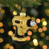 Northlight 3.5" Yellow Power Drill Glass Christmas Ornament - 2 of 4