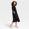 Women's Balloon 3/4 Sleeve Eyelet Dress - A New Day™ - image 3 of 3