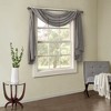 Dsvimoy Curtain Panel Solid Crushed Sheer Scarf for Living Room, Gray, 2.76"*8.66"*9.84" - 4 of 4