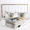 Hachikiko Black White Gold Marble Geometry Comforter Set,3D Printed Modern Bedding with Pillowcases - 4 of 4