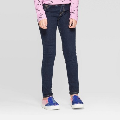 Girls' Mid-Rise Pull-On Skinny Jeans - Cat & Jack™