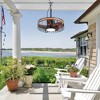 Airsurfer 19" 6 Speed Waterproof Ceiling Fan with 3 Color Temperatures LED Light and Remote,5 ABS Blades,Light with Memory Function - 2 of 4