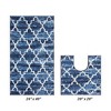 Savio Collection 100% Micro Polyester 2 Piece Bath Rug Set - Better Trends - 2 of 4