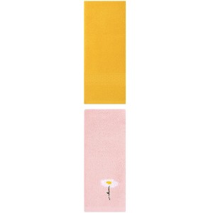 REGALWOVEN Cotton Soft Absorbent Decorative Hand Towel Set for Bathroom 13" x 30" 2 Pcs - 1 of 4
