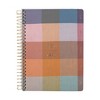 FRINGE Paperback Spiral Journal with Tab Dividers Madras Check - 2 of 4