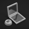 Unique Bargains Transparent PE Material Jewelry Storage Box 12 Pcs - 4 of 4