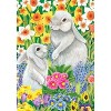 Briarwood Lane Spring Friends Bunnies Garden Flag Easter Floral R - 3 of 4