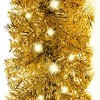 VidaXL Christmas Garland with LED Lights 16 ft Gold - 3 of 4