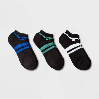 Pair of Thieves Men's 3pk Cushion Low Cut Casual Socks - Blue/Green/White 8-12