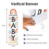 Big Dot of Happiness Hello Rainbow - Boho Baby Shower Front Door Decoration - Vertical Banner - 3 of 4