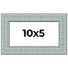 PosterPalooza | Panoramic Refined Blue Picture Frame - UV Acrylic, Foam Board Backing, Hanging Hardware - 2 of 4