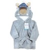 Hudson Baby Infant Boy Plush Animal Bathrobe, Winter Moose, 0-9 Months - 2 of 2