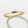 RS Pure by Ross-Simons 0.10 Carat Sapphire and .19 ct. t.w. Diamond Ring in 14kt Yellow Gold - 4 of 4