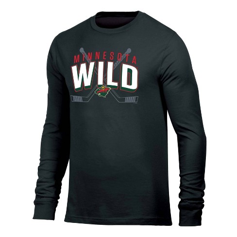 Nhl Minnesota Wild Men s Long Sleeve T shirt Target