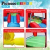 Picasso Tiles Jump & Slide Inflatable Kids Play Bounce House with Ball Pit - image 3 of 4