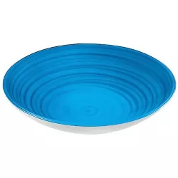Guzzini Twist Clear Blue Centerpiece/Fruit Bowl