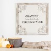 Transpac Wood 18 in. Brown Harvest Framed Gratitude Decor - 3 of 4