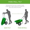 Best Choice Products Dual-Wheel Home Wheelbarrow Yard Garden Cart for Lawn, Construction - 4 of 4