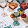The Wine Savant Large Italian Muted Colored Crystal Wine Glasses, Perfect for All Celebrations, Unique Style & Home Decor - 6 pk - 4 of 4