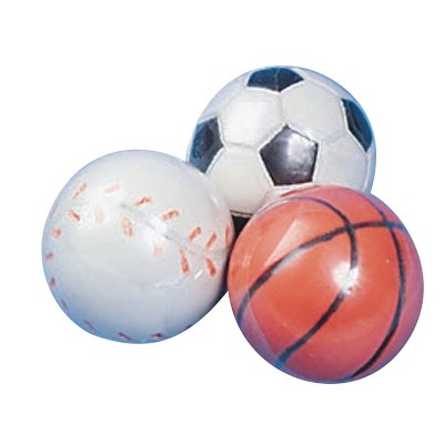 S&S Worldwide Mini Sport Hi Bounce Balls Pk12