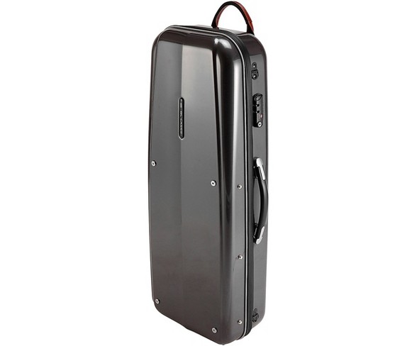 GL Cases Polycarbonate Silver Tenor Saxophone Case