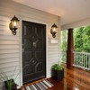 Gulches Outdoor Wall Lights - Vintage Black Metal Lantern Sconce for Porch and Garden, 2-Pack - 2 of 4