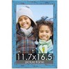 PosterPalooza | Shabby Chic Blue Picture Frame - UV Acrylic, Foam Board Backing, Hanging Hardware - 2 of 4