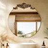 ARTLOGE Large Vintage Mirror Baroque Antique Round Mirror for Wall Decor 24/28/32/36inch - 2 of 3