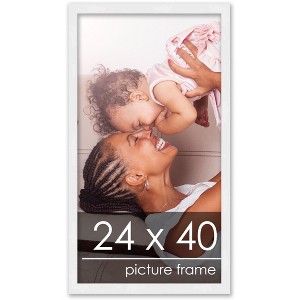 PosterPalooza | 24x40 Wood Frame with UV Acrylic, 6 Finishes: Black, White, Bronze, Silver, Wood, Mahogany - 1 of 4