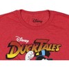 Disney Men's DuckTales Scrooge McDuck Money Bags Red Heather T-Shirt - 3 of 3