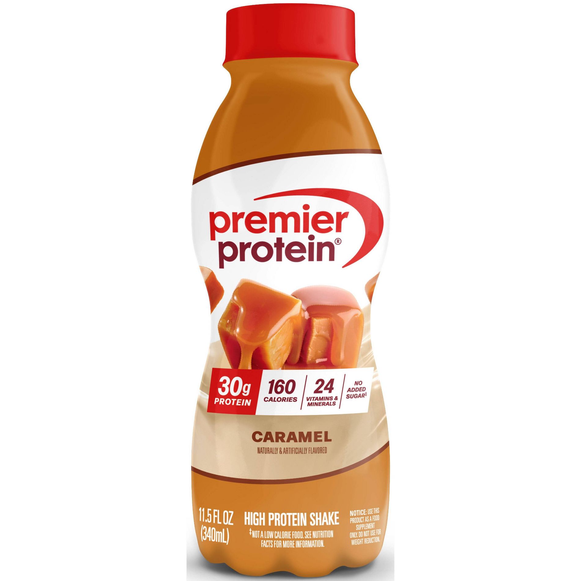 Premier Protein Nutritional Shake - Caramel - 11.5 fl oz Bottle