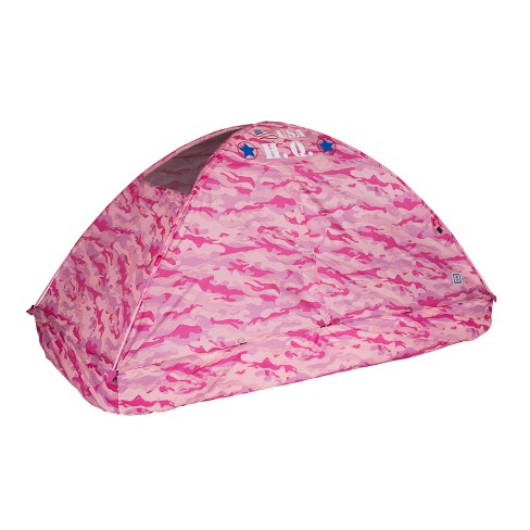 Pacific Play Tents Kids Pink Camo Bed Tent Twin Size Target
