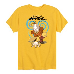 Boys' - Avatar: The Last Airbender - Aang Swirl Short Sleeve Graphic T-Shirt - 1 of 4
