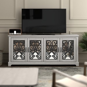Galano Calidia 68.2 in. 4 Door Wide TV Stand Fits TV's up to 75 in. - 1 of 4