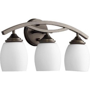 Quorum Lighting 3 - Light Vanity in  Oiled Bronze - 1 of 1