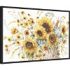 Amanti Art Sunflowers Forever 01 by Lisa Audit Canvas Wall Art Print Framed 33 x 23-in. - 3 of 4