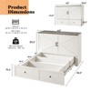 AMERLIFE Farmhouse Murphy Bed with Storage & Charging Station - 3 of 3