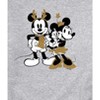 Men's - Disney - Minnie and Mickey Christmas Sparkle Graphic Fleece Sweatshirt - 2 of 4