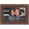 PosterPalooza | 36x27 Wide Bamboo Picture Frame, UV Acrylic, 4 Finishes - Brown, Black, Silver, and Natural - 2 of 4