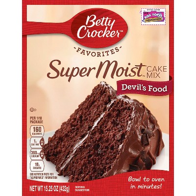 Betty Crocker Supermoist Devil Food Cake Mix - 15.25oz