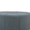 Sapphtopaz 48" Modern Ottoman Oval Stool Upholstered Foot Stool with Button Tufting Ottoman Foot Rest for Living Room, Bedroom, Entryway - 4 of 4