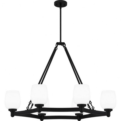 Quoizel Lighting Penning 6 - Light Chandelier in  Matte Black