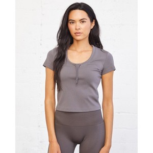 Spruce Fashion Drawcord Fitted Tee - 1 of 4