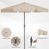Hyleory Versatile 11ft Octagonal Center Pole Patio Umbrella - Adjustable Shade - 4 of 4