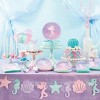 24ct Mermaid Print Iridescent Dinner Plates - image 2 of 3