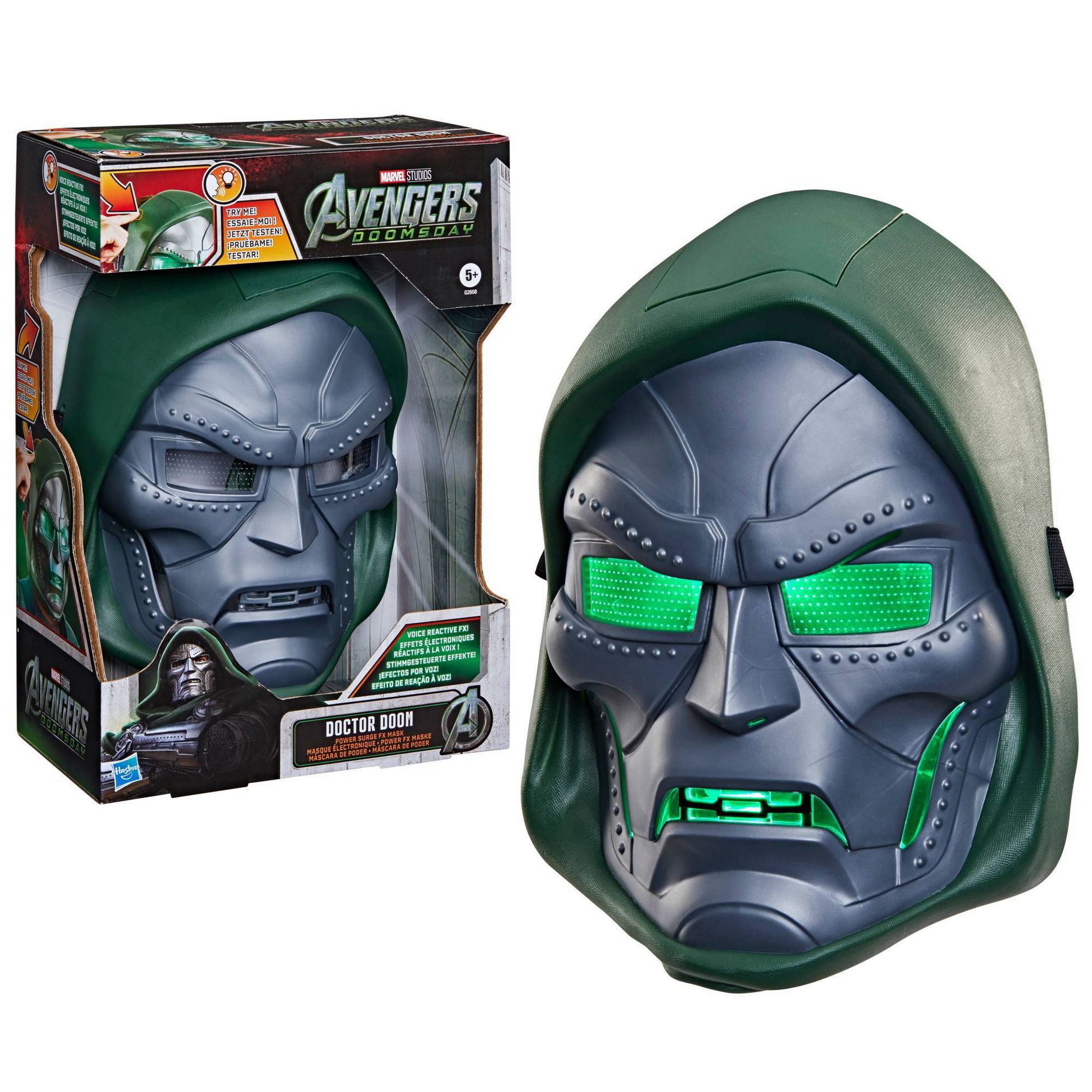 Avengers Marvel Studios’ Doomsday Doctor Doom Power Surge FX Costume Mask
